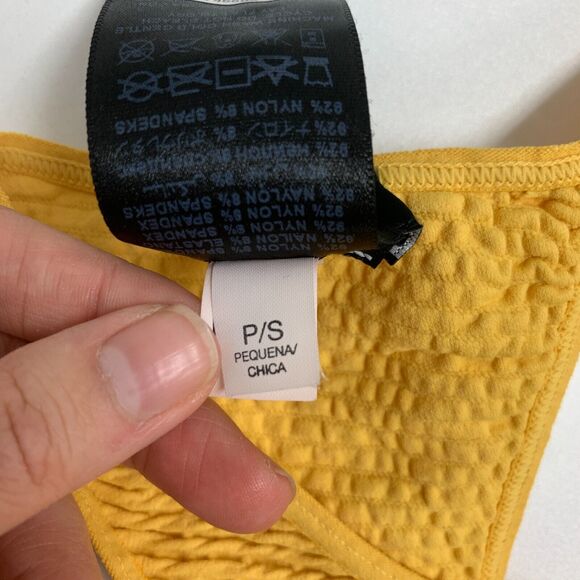 Bebe Bodycon Dress Womens PS Petite Small Sunflower Textured Cutout Back Fitted - Picture 12 of 14